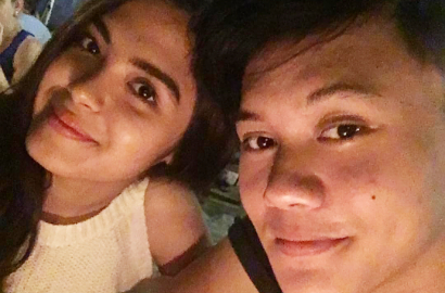 Makin Mesra, Rizky Febian Bersandar Manja di Punggung Vebby Palwinta