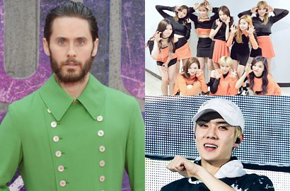 Jared Leto Update Snapchat dengan Foto Twice dan Sehun EXO, Ngefans?