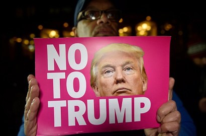 Protes Hasil Pilpres, Ribuan Warga AS Gelar Demo Anti Trump