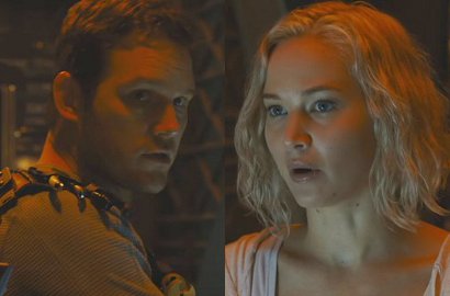 Jennifer Lawrence dan Chris Pratt Hadapi Bahaya Besar di 'Passengers'