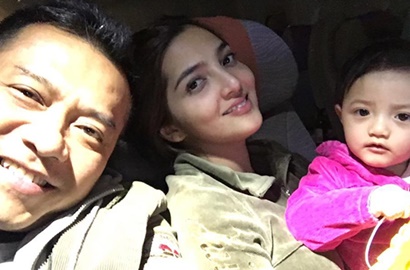 Anang Hermansyah Jadi Meme 'Bapak-Bapak Gendong Anak', Ini Reaksi Netter