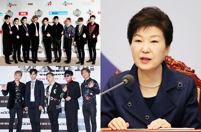 Demo Lengserkan Presiden, Cantiknya Lightstick Fans Big Bang-EXO cs Curi Perhatian