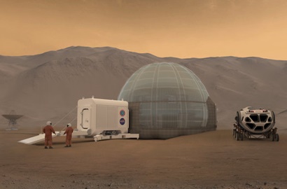 NASA Berencana Bangun Rumah Es Untuk Manusia di Planet Mars