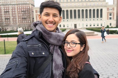 Keliling New York Hingga Tahun Baruan Bareng, Begini Serunya Liburan Tasya dan Pacar Gantengnya