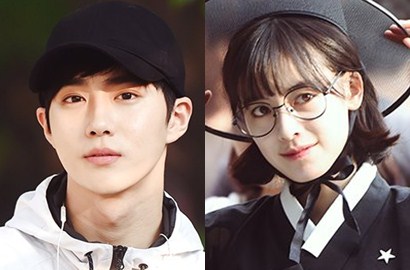 Mesranya Suho EXO Kecup Kening Ji Woo di Poster 'Stars in the Universe'