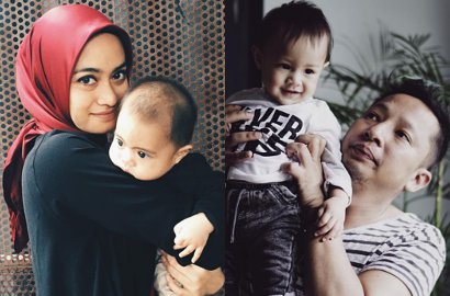 Kocak, Begini Aksi Ayudia Bing Slamet Saling 'Tukar Anak' Bareng Ringgo Agus