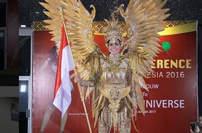 Natcos Bertema Garuda, Kezia Warouw Siap Kibarkan Merah Putih di Miss Universe