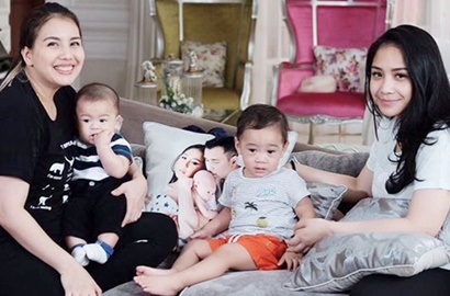 Nagita Gendong Anak Tya Ariestya, Rafathar Ngamuk