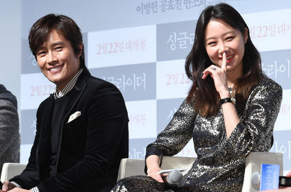 Tegang, Lee Byung Hun-Gong Hyo Jin Pasang Wajah Serius di 'Single Rider'
