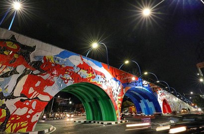Kerjasama Korea, Jembatan Layang 'Pelangi' Antapani Diresmikan Jusuf Kalla