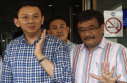 Diisukan Berselisih dan Lempar Gelas ke Djarot, Ahok: Gosip Gila Banget