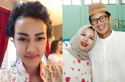 Bantah Cari Dukungan, Julia Perez Didoakan Cawagub DKI Sandiaga Uno