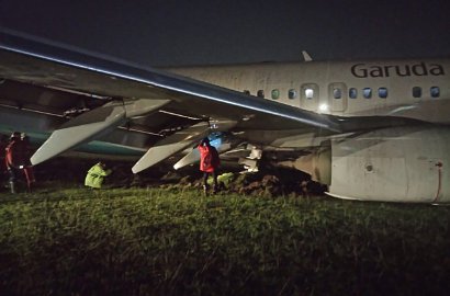 'Kepleset' di Yogya, Garuda Serahkan KNKT Ungkap Penyebab Teknis