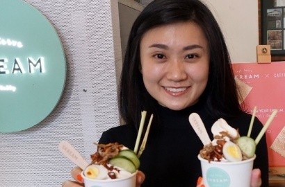 Bikin Ngiler, Ada Es Krim Baru Rasa 'Nasi Lemak' yang Laris Manis