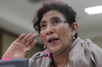 Menteri Susi Hadirkan Museum Harta Karun di Ruangan Kantornya