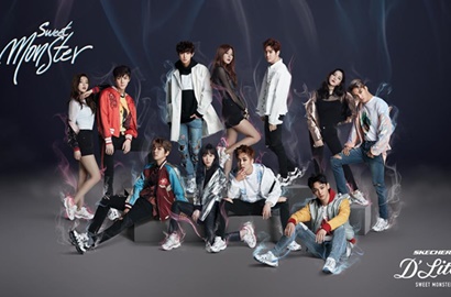 Dramatis Bak Film, EXO Jadi Vampir di Teaser Klip Iklan Sepatu Bareng Red Velvet