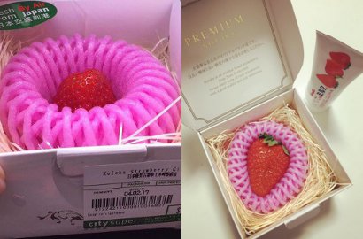 Pakai Kemasan Mewah, Supermarket Ini Jual Satu Buah Stroberi Rp 290 Ribu