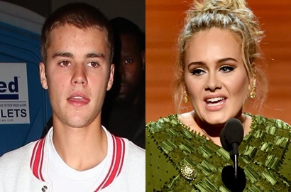 Tak Datang ke Grammy Awards 2017, Justin Bieber Malah Bikin Lelucon Soal Adele