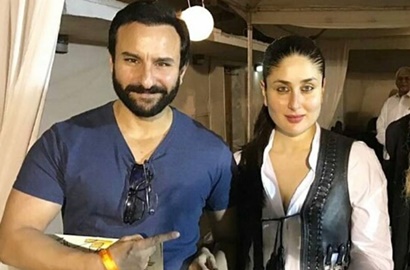Kareena Kapoor Pesta Bareng Saif, Netter: Siapa yang Suapi Taimur?