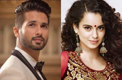 Kerja Bareng, Shahid Kapoor Akhiri Perang Dingin dengan Kangana Ranaut