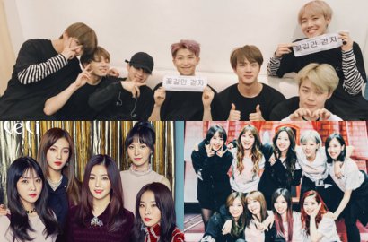 Mirip Asli, Mesranya BTS-Red Velvet cs di Foto Editan Ini Bikin Fans Makin Delusi
