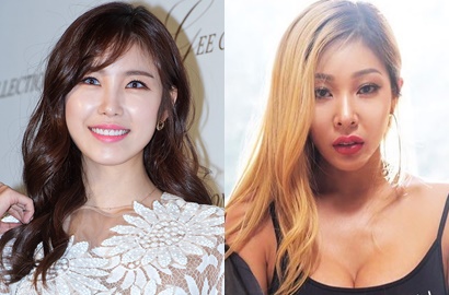 Pamer Bra, Hyosung-Jessi Adu Seksi Umbar Belahan Dada di Event Ini
