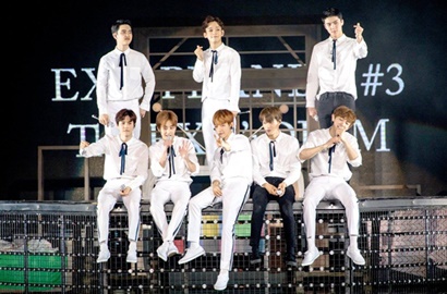 Girang Rayakan Ultah ke-5 di V App, EXO: Sayangnya Kita Tak Punya Cake