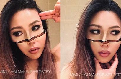 Andal Bikin Ilusi Mata, Wanita Ini Sukses Buat Wajah Terbelah