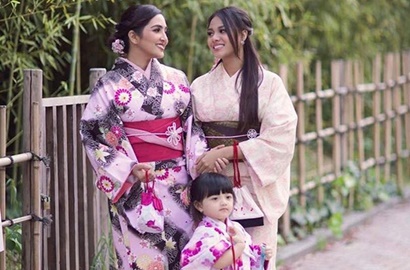 Kompak Bareng Ashanty dan Arsy di Jepang, 'Kulit Hitam' Aurel Jadi Sorotan