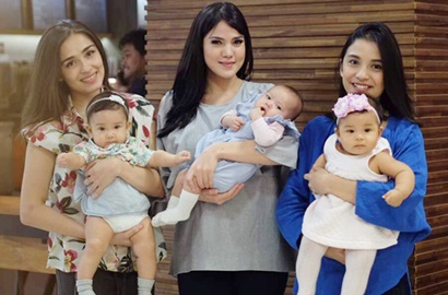 Selebriti Mama Muda Kumpul Bareng, Yasmine Wildblood cs Dipuji Cantik Berkelas