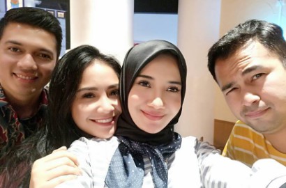 Temani Raffi-Irwansyah Dinner Date, Nagita dan Zaskia Sungkar Dipuji Mirip Saudari Kembar
