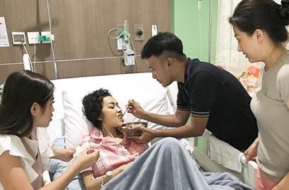 Makin Kurus dan Tangan Lebam Bekas Jarum Suntik, Netter 'Tangisi' Julia Perez