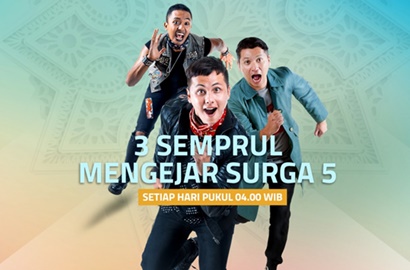 Sempat Dihujat Karena Uus, '3 Semprul Mengejar Surga 5' Sukses Jadi Tontonan Favorit Sahur
