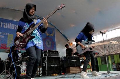Kenakan Hijab, Band Metal Asal Garut Jadi Sorotan Media Internasional