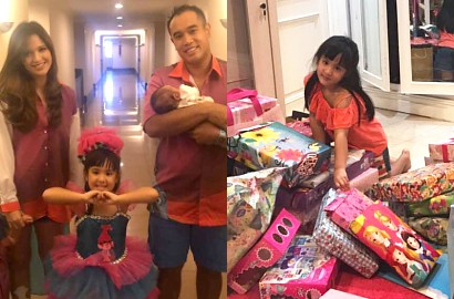 Mikha Ultah, Lucunya Nia Ramadhani Goda Ayah Mertua untuk Main Trampolin
