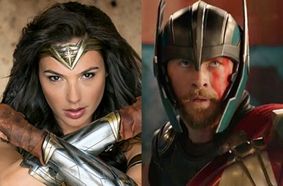 Ditantang Berkelahi dengan Wonder Woman, Thor Pilih Menyerah