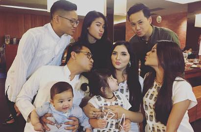 Aurel-Azriel Pamer Foto Buka Puasa Bareng Ashanty dan Pacar, Krisdayanti Curhat Baper?