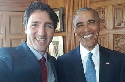 Makan Bersama di Montreal, 'Bromance' Obama-Justin Trudeu Jadi Sorotan