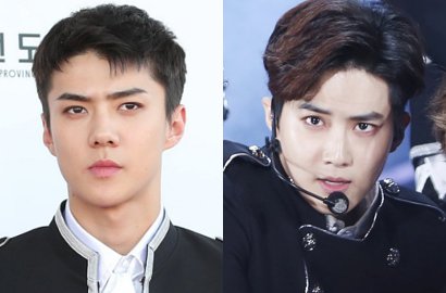 Tampil Ganteng di Louis Vuitton Event, Netter Pertanyakan Wajah Suho-Sehun