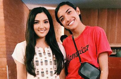 Ashanty Marah, Millen Cuek Tempelkan Wajah ke Dada Pacar Tomboy