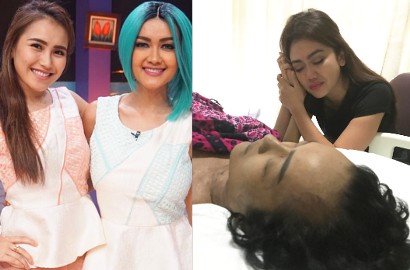 Ayu Ting Ting Sedih, Pamer Foto Mendiang Julia Perez Cantik Berhijab