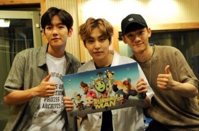 EXO-CBX Nyanyi Lagu Tema 'Running Man' Versi Animasi, Fans Girang