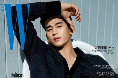 Pamer Dahi Lebar, Kim Soo Hyun Super Ganteng dan Manly di Foto-Foto Ini