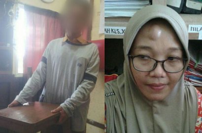 Emosi Tak Naik Kelas, Siswa Ini Tega Pukul Guru dengan Kursi