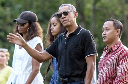 Bertolak ke Bogor, Barack Obama Bakal Dijamu Jokowi di Kebun Raya