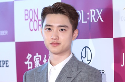 Pamer Gaya Rambut Baru, Begini Gaya D.O. EXO Red Carpet di Korean Film Star Awards