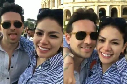 Pamer Mesra Bareng Pacar Bule di Yunani, Nikita Mirzani: Love Is So Hot!