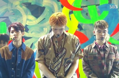 Pakai Batik Parang, Gaya Fashion Sehun EXO Sukses Bikin Heboh Fans Indonesia