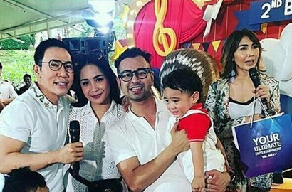 Raffi Ahmad Akui Undang Yuni Shara di Pesta Ulang Tahun Rafathar ke-2, Beneran?