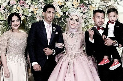 Tak Kalah Cantik dari Pengantin, Nagita Pamer Suara Emas di Pernikahan Medina Zein